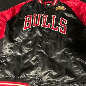 Mitchell & Ness Red Quilted Jacket